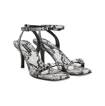 Dámské sandále Sandály MICHAEL Michael Kors Darrington 40S5DTMS1E Šedá 38