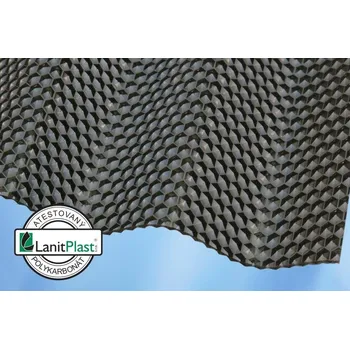 Stavebniny LANIT PLAST Marlon CSE DIAMOND polykarbonátová deska bronz 1,045x2m PK732-451 2,6 mm 1.045 m x 2 m 2.09 m2 bronz