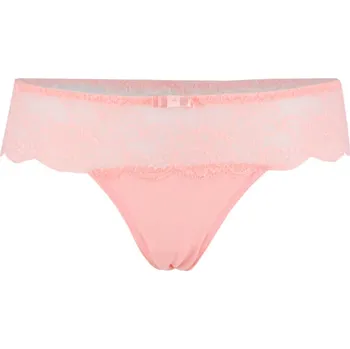 Kalhotky Chrisi KAPO krajkové kalhotky L světle růžová