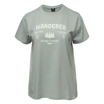 Dámské tričko Dámské Tričko s krátkým rukávem HI-TEC LADY RELIA M000269667 – Zelená S