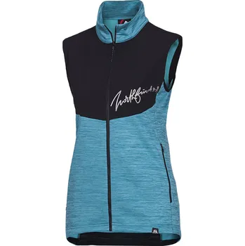Northfinder Dámská fleecová vesta melanžová ETHEL, modrá, XS