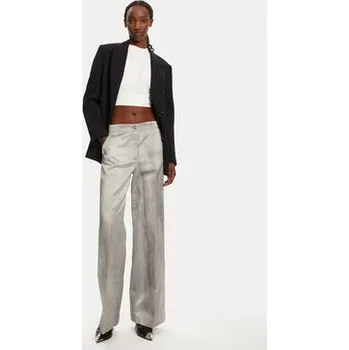 PINKO Kalhoty z materiálu 104805 A2BP Šedá Regular Fit 40