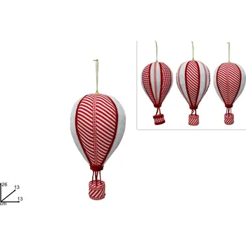 PROHOME - Dekorace balón 13x13x26cm různé dekory