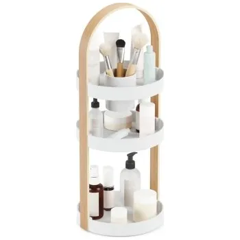 Úložný box Organizér Bellwood White Natural