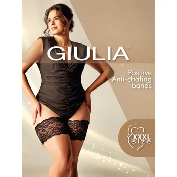 Dámské punčochy Giulia positive anti-chafing samodržící krajkové pásky daino daino 6