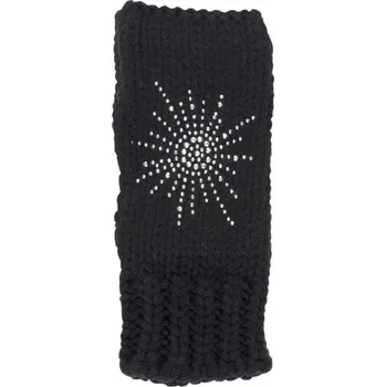 Cyklistické návleky RS dámské teplé akrylové jednobarevné návleky na ruce černá UNI