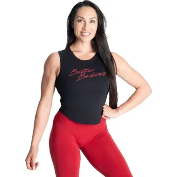Better Bodies NY TANK BLACK/RED – tílko Better Bodies černo-červené Velikost: S