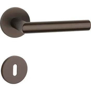 Dveřní kování AT - ARABIS - R 7S rozety BB, klika/klika HNM - Hnědá matná