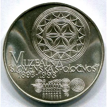 ČESKOSLOVENSKO. 100 Kčs 1993. Muzeálna spoločnosť.