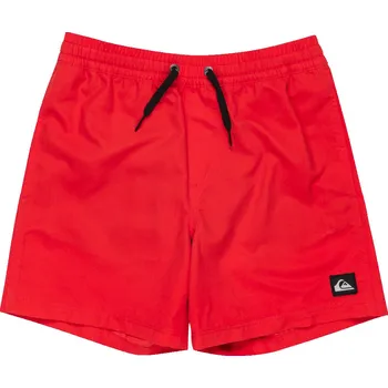 Dívčí kraťasy Quiksilver Dětské kraťasy Quiksilver, Everyday Solid Volley Yth 14" high risk red 2025 Velikost: L