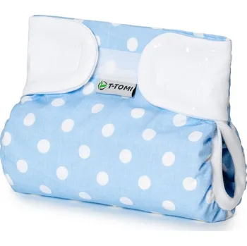 Plenkové kalhoty T-tomi Ortopedické abdukční kalhotky suchý zip 3-6kg Blue polka