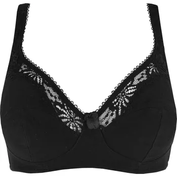 Podprsenka Hedva nevyztužená podprsenka s krajkou 90239 105C černá