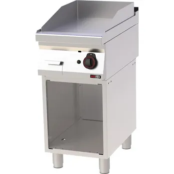 Kuchyňský gril Grilovací deska 40x51 plynová hladká s podestavbou | REDFOX - FT