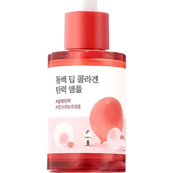 Pleťové sérum Round Lab – Camellia Deep Collagen Firming Ampoule – Zpevňující kolagenová ampule s kamélií – 30 ml