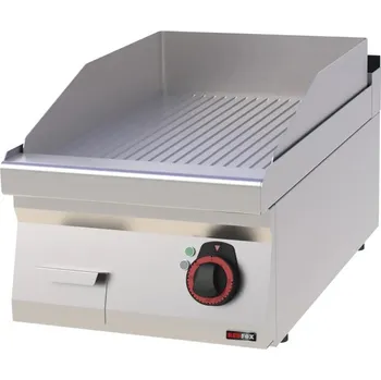Kuchyňský gril Grilovací deska 40x51 elektrická rýhovaná bez podestavby 400 V |
