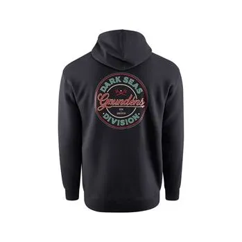 Rybářské oblečení Grundéns Regnkläder AB Dark Seas X Grundens Instinctive FZ Hoodie Black S