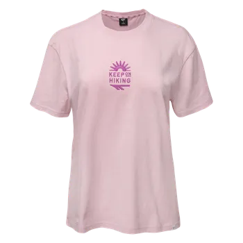 Dámské tričko Dámské Tričko s krátkým rukávem HI-TEC LADY AMELI M000262594 – Fialová L