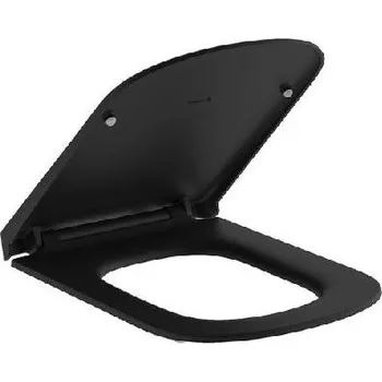 WC sedátko Kludi Resa S - WC sedátko Slim, SoftClosing, QuickRelease, matná černá 27WCS39