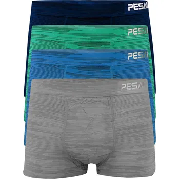 Boxerky Mexman bambusové boxerky M-027 - 4bal L vícebarevná