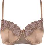 Elisa Italy polovyztužená podprsenka s krajkou 65B světle hnědá