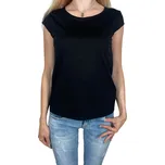 Nika Dámská černá halenka s krátkým rukávem HERMIONA Barva: Černá, Velikost: S