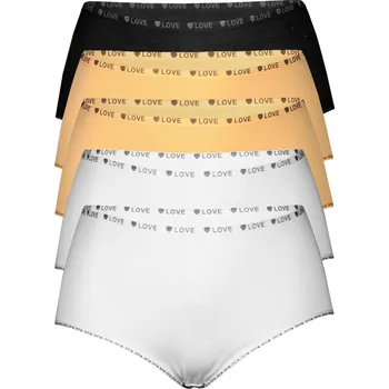 Kalhotky Diada Love bambusové maxi kalhotky 5ks 4XL vícebarevná