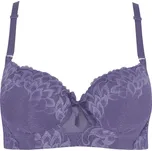 Pereza krajková push-up podprsenka široký obvod A2177 70C fialová