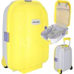 KIK Dětský cestovní kufr na kolečkách - žlutý