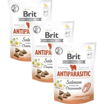 BRIT CARE DOG FUNCTIONAL SNACK ANTIPARASITIC 3x150g