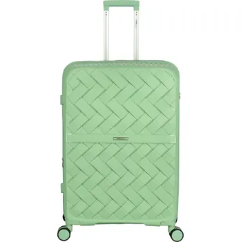 Cestovní plastový kufr Ormi Galileo velikost L, světle zelený