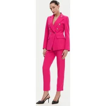 Dámské kalhoty Maryley Kalhoty z materiálu 25EB52Z/M24/43AL Růžová Regular Fit XS