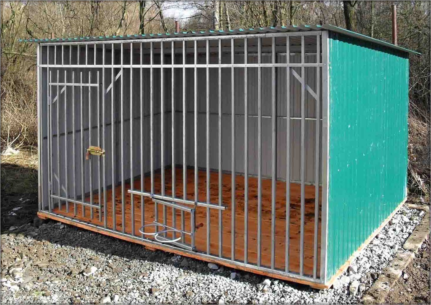 Kotec pro psa 3x2m barva RAL6005