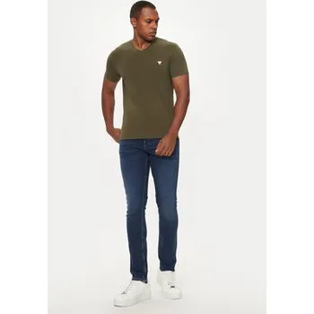 Guess T-Shirt M2YI32 J1314 Zelená Slim Fit S