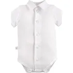 Eevi Body košile úplet Ceremony krátký rukáv BÍLÁ - 74