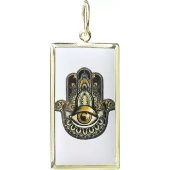 Přívěsek Aljančič Hamsa 6 Miniartion žluté zlato