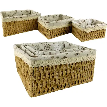 Úložný box PROHOME - Košík úložný obdélník 3ks