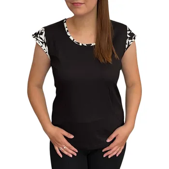 Pánské tílko Tílko Pratto černé s bílým vzorem velikost pratto: 42