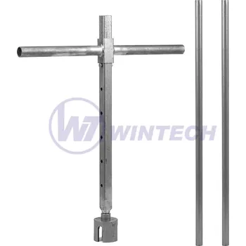 Zemní vrut Kříž pro montáž kruhových zemních vrutů typu VZM (Průměr 14 mm, délka 900 mm)