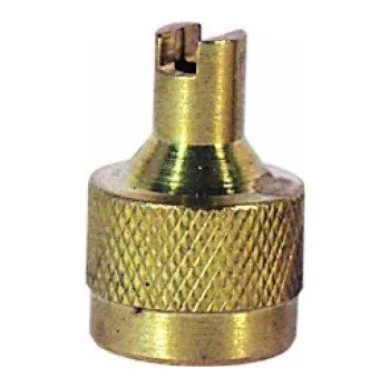 Sada na opravu pneumatiky Kovová čepička na ventily s klíčem, Invento 562-0124