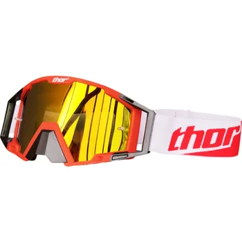 Motocyklové brýle Motocyklové brýle se žlutým sklem 21 x 11 cm Ochrana očí proti větru UV záření Prachu Noční jízda Pro motocyklisty i lyžaře červená