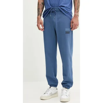 Bavlněné tepláky HUGO Dusplitan 50542866 modrá 95D, vel. XXL