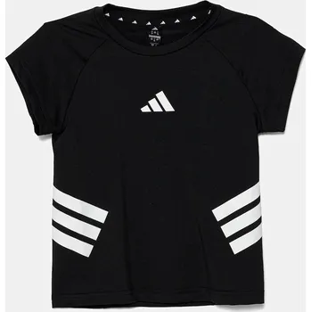 Dívčí tričko Dětské tričko adidas JJ0995 černá 99X, vel. 128