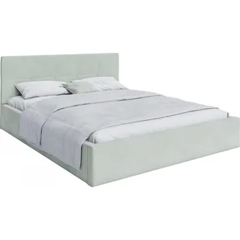 Postel Čalouněná postel 140x200 cm VEGAS VELUR MÁTOVÁ