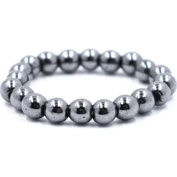 Prsten Milujeme Kameny Hematit - prsten kulička 511176