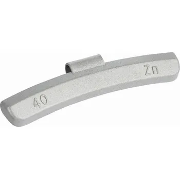 Sada na opravu pneumatiky Vyvažovací tělíska naklepávací na hliníkové disky, 40g, 50ks, Invento TPZNALU-S-040