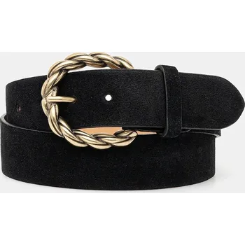 Opasek Semišový pásek Answear.LAB dámský, černá barva C089.hjk 99X, vel. ONE SIZE