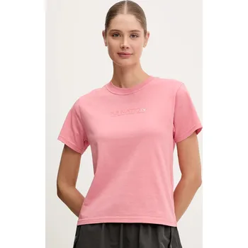 Pánské oblečení Bavlněné tričko P.E Nation Rewind 252T175 růžová 39X, vel. L