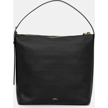 Kabelka Kožená kabelka A.P.C. sac vera PXCBL.F61902 černá 99X, vel. ONE SIZE