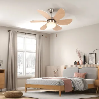 Domácí ventilátor Stropní ventilátor se světlem | 76 x 76 x 41,5 cm