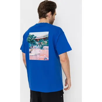 Pánské tričko Nike SB Ooklyn Banks (game royal) M, modrá